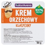 NaturAvena Krem orzechowy klasyczny 50 g