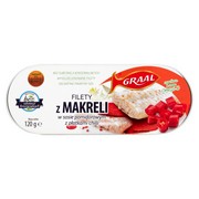 GRAAL Filety z makreli w sosie pomidorowym z płatkami chili 120 g