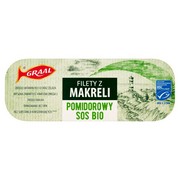 GRAAL Filety z makreli pomidorowy sos Bio 120 g