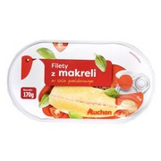 Auchan Filety z makreli w sosie pomidorowym 170 g